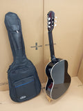 🎸 GUITARRA CLÁSICA ESPAÑOLA CARO – MODELO ESTUDIO Tamaño Adulto 4/4 NEGRO