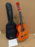 🎸 GUITARRA CLÁSICA ESPAÑOLA CARO – MODELO ESTUDIO Tamaño Adulto 4/4 ROJO / NARANJA