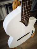 MARTINEZ HISPANIA BLANCA WHITE GT GUITARRA CLASICA DE ESCENARIO