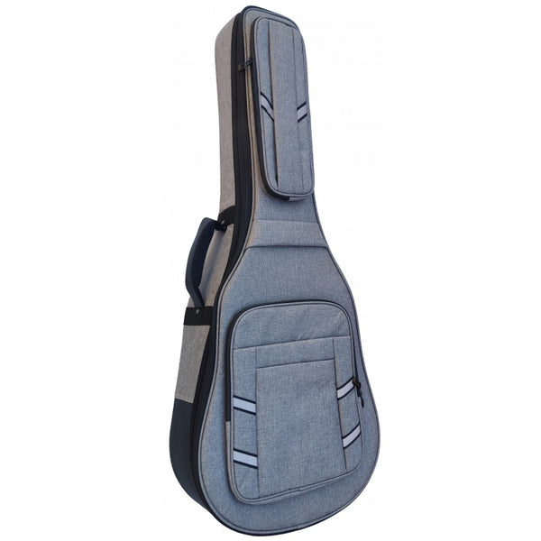 CIBELES C130.324GR-E Funda para Guitarra ELECTRICA Gris de Proteccion Superior y 5 Bolsillos