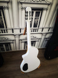 MARTINEZ HISPANIA BLANCA WHITE GT GUITARRA CLASICA DE ESCENARIO