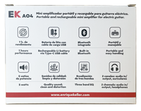 AMPLIFICADOR EK RECARGABLE CON BLUETOOTH