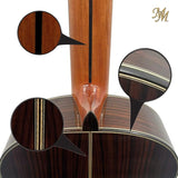 Guitarra flamenca Modesto Malla Morena Natural amplificada con Double OS1