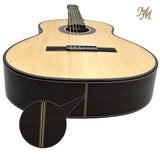 Guitarra Flamenca Modesto Malla Morena Natural con Tapa Maciza