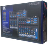 MESA DE MEZCLAS CON EFECTOS EK AUDIO KT08UP