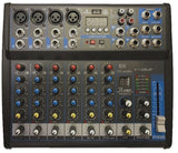 MESA DE MEZCLAS CON EFECTOS EK AUDIO KT08UP