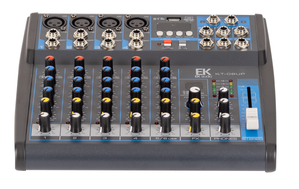 MESA DE MEZCLAS CON EFECTOS EK AUDIO KT04UP