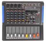 MESA DE MEZCLAS EK AUDIO AMPLIFICADA Y CON EFECTOS KW06A