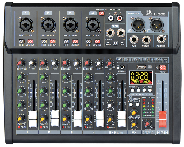 MESA DE MEZCLAS EK CON EFECTOS MQ