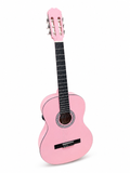 NUEVO MODELO Guitarra Rocío amplificada con OS1 color Rosa