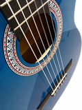 NUEVO MODELO Guitarra Rocío amplificada con OS1 color Azul