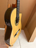 Martinez MF5 CE Guitarra Flamenca Palosanto caja estrecha con Cutaway EQ amplificada Double MD100