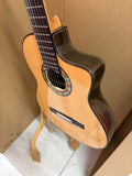 Martinez MF5 CE Guitarra Flamenca Palosanto caja estrecha con Cutaway EQ amplificada Double MD100