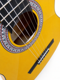 NUEVO MODELO Guitarra Rocío amplificada con OS1 color Amarilla