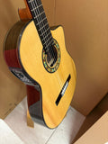 Martinez MF5 CE Guitarra Flamenca Palosanto caja estrecha con Cutaway EQ amplificada Double MD100