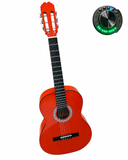NUEVO MODELO Guitarra Rocío amplificada con OS1 en color Rojiza