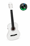 NUEVO MODELO Guitarra Rocío amplificada con OS1 color blanco