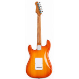 Guitarra Eléctrica Bones Texas Series B-SSS Honey – Elegancia, versatilidad y arce tostado