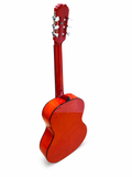 NUEVO MODELO Guitarra Rocío amplificada con OS1 en color Rojiza