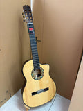 Martinez MF5 CE Guitarra Flamenca Palosanto caja estrecha con Cutaway EQ amplificada Double MD100