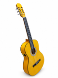 NUEVO MODELO Guitarra Rocío amplificada con OS1 color Amarilla