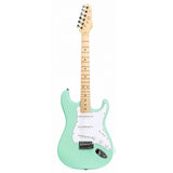 Guitarra Eléctrica Bones California Series B-SSS Green – Estilo Stratocaster con acabado verde exclusivo