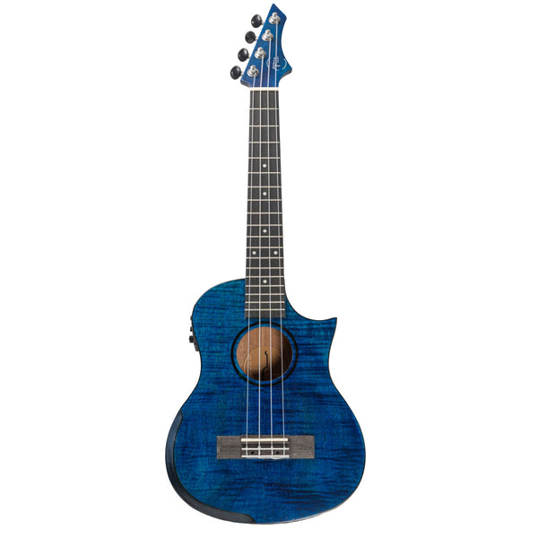 Ukelele Tenor Bones SP640TE-BL Okume Azul Electrificado Cutaway