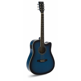 GUITARRA ACÚSTICA ADMIRA TENNESSEE AZUL SATINADA
