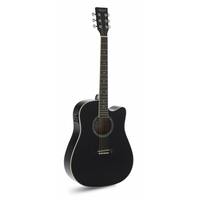 GUITARRA ACÚSTICA ADMIRA TENNESSEE NEGRA BRILLO
