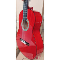 Antonio De Toledo Mod. Y-8 ROJA de Cipres Guitarra Flamenca Toda Maciza