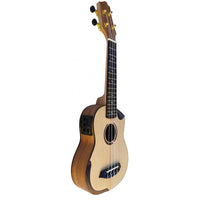 Egmond C380.107EQ Ukelele Soprano Amplificado de Koa y Tapa Maciza