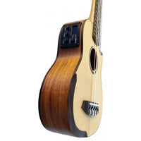 Egmond C380.107EQ Ukelele Soprano Amplificado de Koa y Tapa Maciza