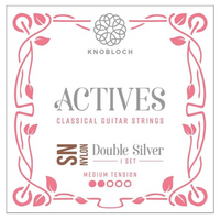 Cuerdas Guitarra Clásica Knobloch Actives Double Silver SN Nylon Set Medium Tension 300ADN