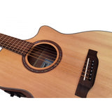 Egmond Guitarra Electro Acustica AV-51CE con EQ Fishman Tapa Maciza Electroacustica