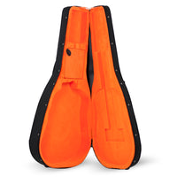 [8420] Estuche Guitarra Acustica Styrofoam Ref. Rb731 Interior Naranja Con Logo