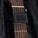 Funda guitarra clasica ref. 33 mochila (Negro v.turquesa)