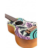 Ukelele Soprano Bamboo B1E-GJ Green Jungle