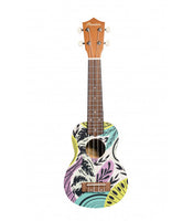 Ukelele Soprano Bamboo B1E-GJ Green Jungle