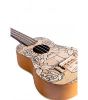 Ukelele Soprano Bamboo B1E-TE Terra