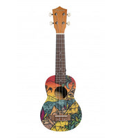 Ukelele Soprano Bamboo Hot Caribe B1E-HC