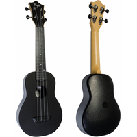 Ukelele Soprano Flight TUS-35BK Travel Negro