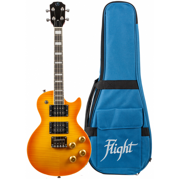Ukelele Tenor Flight Rock Series Centurion Vintage Burst Electric