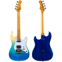 Ukelele Tenor Flight Rock Series Pathfinder Transparent Blue Electric